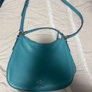 Kate Spade Teal Leather Shoulder Bag